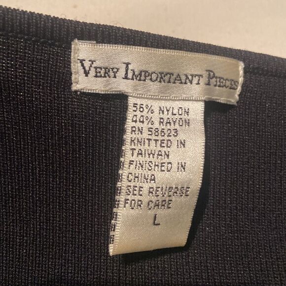 Vintage Very Important Pieces Sequin Floral Tank Top Size L - Picture 4 of 7